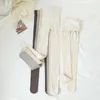 Femmes chaussettes dames printemps et automne coton tricoté torsion blanc collants Plus velours épaissir chaud Leggings