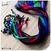 Glasögonkedjor Lymouko 12pcslot Multicolor Nylon Glasögon Strängsladdar Solglasögon för TAVEL LANYARD NECK ROPE RAP 230605