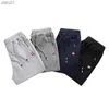 Calça masculina casual calça de moletom algodão primavera outono calça jogger bolsos com zíper cintura alta qualidade Homme 17 L230520
