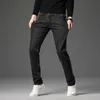 Mens Jeans Spring Autumn Clothing Youth Slim Straight Simple Fashion Fit Cotton Stretch Nostalgic Denim 230606