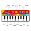 マットミュージカルマットベイビープレイピアノマットキーボードトイ楽器モンテッソーリおもちゃをクロールする敷物の子供の贈り物230606