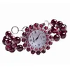 Wristwatches Fashion Jewelry Women Quartz Wrist Watch Wristwatch For Girls Students Gifts Nature Red Garnet