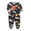 Combinaisons pieds barboteuses chaudes 2021 automne/hiver Mini laine polaire chaud pyjamas bébé body 0/3-12M G220606