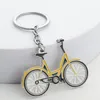 Portachiavi in metallo per bicicletta Gli amanti del ciclismo Viaggi Memoral Kerying Portachiavi per auto creativo Portachiavi Ciondolo regalo