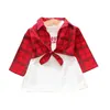 Clothing Sets Baby Girls Coat Outerwear Outfits Dresses Set for First Xmas Party Dress Jacket Top 1 Year Christening Clothes Fashion Suit 230605