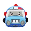 Stéréo dessin animé voiture sac à dos garçon fille 2-4 ans maternelle sac d'école enfants sac à dos en peluche sac à dos 230606