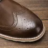 Мужские ультра-освещенные Brock Casual Single Shoe Retro Spring и лето удобные кожаные кроссовки Новые туфли A1