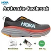 Hoka Bondi 8ランニングシューズHokas One Clifton 8 Black White Shock Assobing Road Bondi