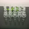 Smoking Pipes bongs Manufacture Hand-blown hookah Classic single wheel concave head glass bubble cigarette accessories