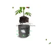 Planters Pots Environmentally Friendly Nonwovens Plant Grow Bag Seedling Pot Container Planter Flower Green Plants Gardening Pouch Dhpu3