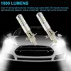 2024 1 paar H1 LED -koplamp Bulb 100W Hoge lage bundel mist Rijdlampen 6000K Wit Bight voor Auto Car Truck SUV -koplamp