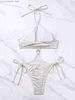 Women's Swimwear Shiny Fabric Cut Out One Piece Swimsuit Women's Swimwear 1 Piece Swimming Suit 2023 New Monokini Bathing Suits Beachwear R025 T230606