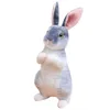 24cm simulatie lange oren realistische konijn knuffel dier gevulde pop speelgoed voor kinderen meisjes verjaardagscadeau kamer decor