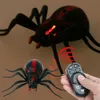 Electricrc Animals Infrared RC Spider Toy Remote Control Realistic Mock Fake Pank Tricky Jock Halloween Easter Gift 230605