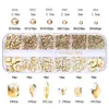 Nail Art Decorations 920Pcs Champagne Rhinestones for Nails Gold Bling Jewelry Flat Back Mixed Sizes GoldDiamond Gem Stone 230606