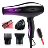 Hair Dryers Strong Power 3200w Ionic Blow Dryer Female Professional Hair Dryer Wind Blow dryer Silent Gradient Styling Tool Comb Nozzle 230605