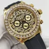 손목 시계 Diamond Lady Watches Womens Valentine 자동 기계적 스테인레스 스틸 투명 시계 세라믹 Bezel Sapphire Watche Gliding Clasp