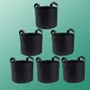 Sacs de culture de jardin noirs pour pots de fleurs, sac de plantation, pot de fleurs avec poignées, tissu non tissé, pots de pépinière réutilisables pratiques