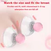 Ein-Knopf-Start Milchpumpe Nippel Saugnäpfe Zunge lecken Nippelsauger Vibrator Brustvergrößerung Massagegerät Sexspielzeug für Frau L230518