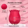 Rose Aspiration Vibromasseur Sucer Tire-Lait Femmes Jouet Mamelon Sucker Rechargeable Oral Lécher Clitoris Stimulation Intime Bon L230518