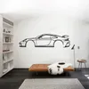 Silhueta de carro carros esportivos adesivo de parede arte em vinil decoração de casa sala de estar quarto garagem oficina decalques papel de parede mural G152