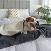 Novo cobertor para animais de estimação, cama para cachorro, tapete para gato, flanela, acessórios espessos, mantenha-se aquecido no inverno, para dormir, almofada para sofá, tapete doméstico, suprimentos