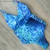 Женские купальники Сексуальные трикини Triquini 2022 New One Piece Swimsuit Женщины купальные костюмы Женский цветочный принт для купания костюма монокини Thong Trikini T230606