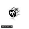 Other 12 Stainless Steel Constell Magnet Earrings Horoscope Clip On Ear Rings Fashion Jewelry For Women Men Drop Ship 350082 Delivery Dheao