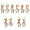 Keychains 10 Pcs Key Chain Stuffed Animal Keychain Backpack Pendant Ring