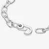 925 Sterling Silver Me Link Chain Bracelet لـ Pandora Hand Chain Party Jewelry Designer Bracelets for Women Men Girlfriend Gift Bracelet مع صندوق أصلي