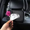 Nouvelle Fleur Strass De Voiture Boîte À Mouchoirs Titulaire Auto Siège Arrière Appui-Tête Suspendu Boîte À Mouchoirs Organisateur Cristal Car Styling Accessoires