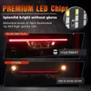 2024 60 tum 432LED Triple Row Truck baklucka LED -strip ljusstång med omvänd broms blinkers för jeep pickup SUV för Dodge