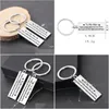 Key Rings Scpture Letter Keychain To My Women Men Handbag Hangs Couple Lovers Fashion Jewelry Will And Sandy Drop Ship Delivery Dhifl