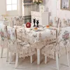 Table Cloth High Grade Luxury Europe Lace Floral Embroidery Tablecloth Round For Wedding Tea Tablecloths G2