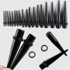 18PcsSet Acryl Tapers Oordopjes Gauge Stretching Kit Piercing Voor Vrouwen Mannen Lichaam Sieraden Punk Stijl