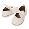 Chaussures bébé princesse amour chaussures en cuir PU bébé fille chaussures mocassins grand nœud frange semelle souple chaussures antidérapantes chaussures de berceau