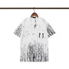 Męskie koszule męskie designer designerka na Hawajach Koszula Wzór drukowania Tops Unisex Button Up Hemd krótkie rękaw