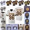 coe1 Wyoming Football Jersey NCAA College Josh Allen Andrew Peasley Titus Swen Joshua Cobbs Gibbs Godbout Joey Braasch Xazavian Valladay Bertagnole