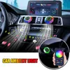 2024 Car Music Rhythm Atmosphere LED Lamp Light Sound Controlmusic Rhythm Light Automobile Air Vent Atmosphere Incense Light