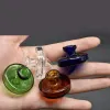Wholesale Colorful Big 35mm OD Universal UFO Glass Bubble Carb Cap for 2mm 3mm 4mm 5mm Thick Double Quartz Banger Nail water Glass oil