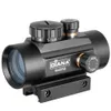 Tactique 1X40 MM rouge vert point vue portée optique collimateur chasse lunette de visée avec queue d'aronde 11/20 MM pour fusil extérieur