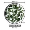 Placas de 8 e 10 polegadas Cerâmica Plato de jantar verde Tabelware Dinnerware Set