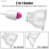 Clitoris Stimulator Borst Vagina Pomp Sex Toys Voor Vrouwen 5 + 2 Zuigen Likken Modi 2 In 1 Vibrators tepel Sucker Sex Gereedschap L230518