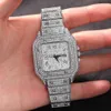 Andere Uhren Iced Out Diamond Watch Mens Fashion Square Watch Hip Hop Designer Luxusuhr J230606