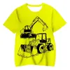 T-shirts 2-8T Car Print Kid Boys T Shirt Toddler kid Summer Clothes Short Sleeve Top Infant Cute Tshirt Casual Cotton Children Tee Outfit 230606