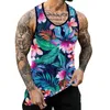 Herren Tanktops Mann Top Sommerkleidung Hawaii ärmellose Hemden Baggy Lose Sportswear O-Neck Tanks Bohemian Strandweste