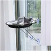 Andere Katzenbedarfsartikel Hängematte Saugtyp Fenster Glas Cattery Bett Neues Haustier Hundezubehör Mode 360068 Drop Delivery Home Garden Dhkte