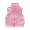 Gilet Gilet per bambini per ragazzo Capispalla per adolescenti Gilet Giacche senza maniche Ragazza Polar Fleece Baby Kids Abiti invernali caldi 230606