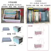 Storage Bags Folding Box Book Classroom With Car Student Dormitory Wheels