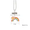 Collane con ciondolo Moda Margherita Collana arcobaleno Smalto Cartoon Bambini Buoni amici Gioielli Regalo Drop Delivery Pendenti Dhtme